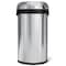 Simplehuman 16 gal Round Indoor Metal Can, Brushed, Stainless Steel, 16.1 in CW1407 - alternate 5